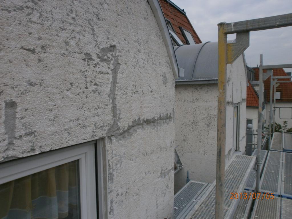 Fassadenreinigung mit Trockeneisstrahlen
